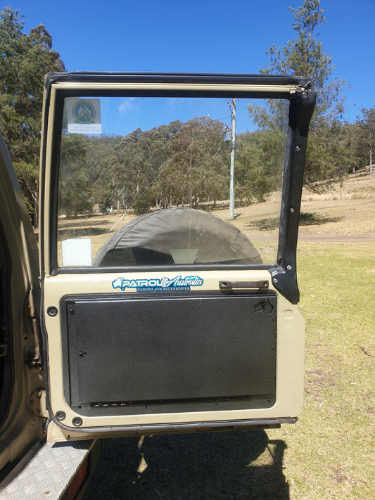 Toyota 75-78 Series Troopy Stainless Steel Deluxe Barn Door Tables