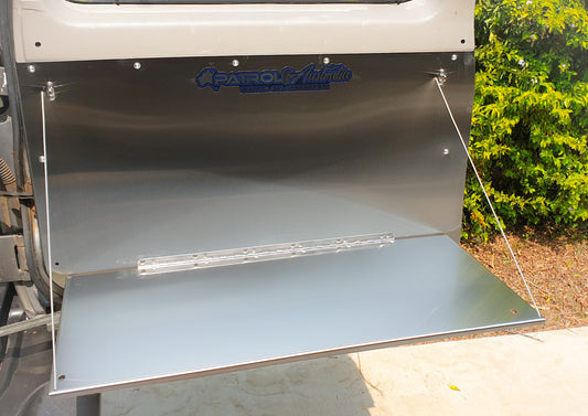 Nissan GU Patrol Stainless Steel Barn Door Table (Single Table)