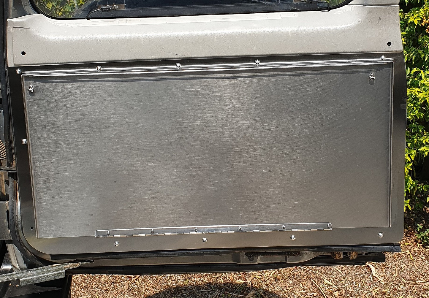 Nissan GU Patrol Stainless Steel Barn Door Table (Single Table)