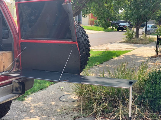 Nissan GQ Patrol Stainless Steel Deluxe Barn Door Table