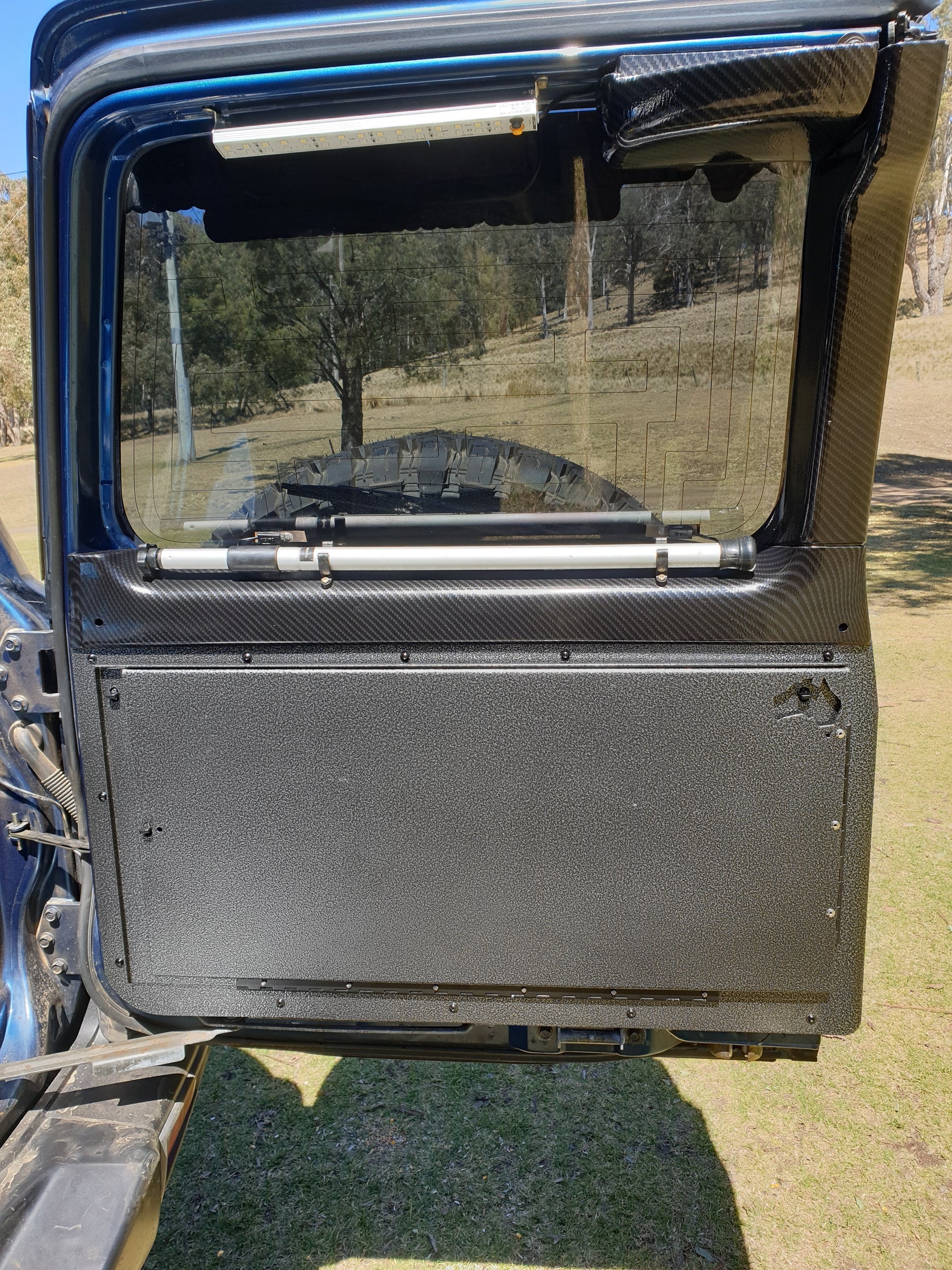 Nissan GU Patrol Stainless Steel Deluxe Barn Door Table Patrol Australia