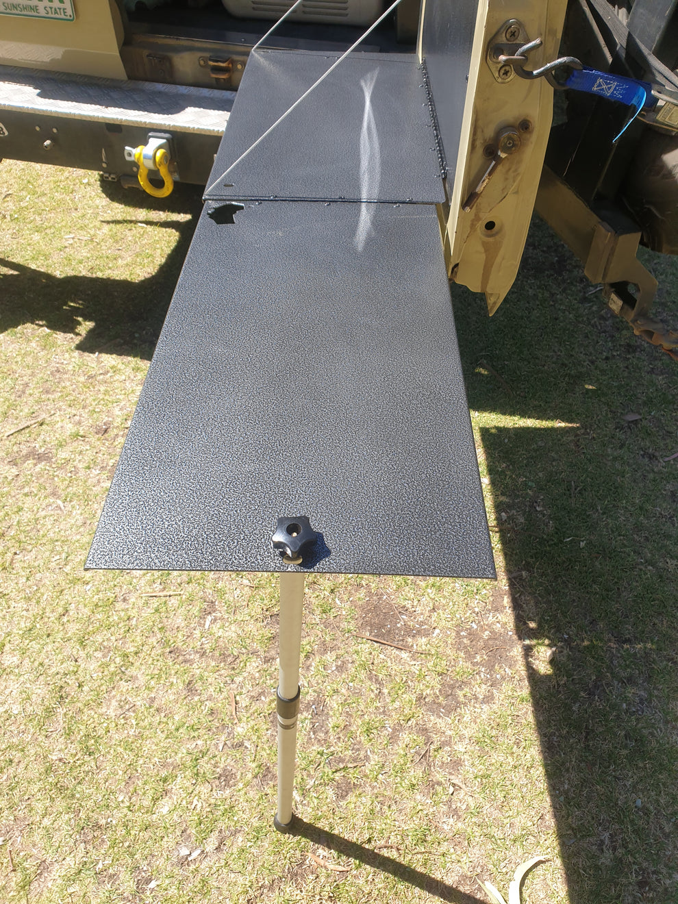 Toyota 75-78 Series Troopy Stainless Steel Deluxe Barn Door Tables ...